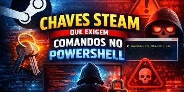 Chaves Steam que exigem comando PowerShell