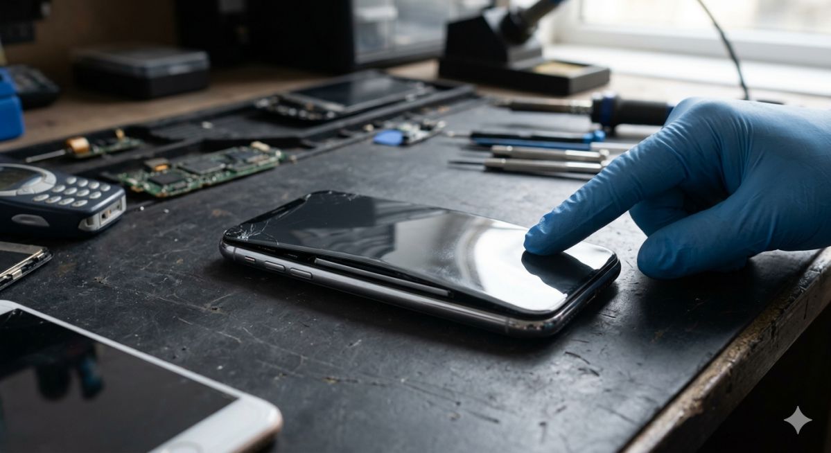 Celular com bateria estufada