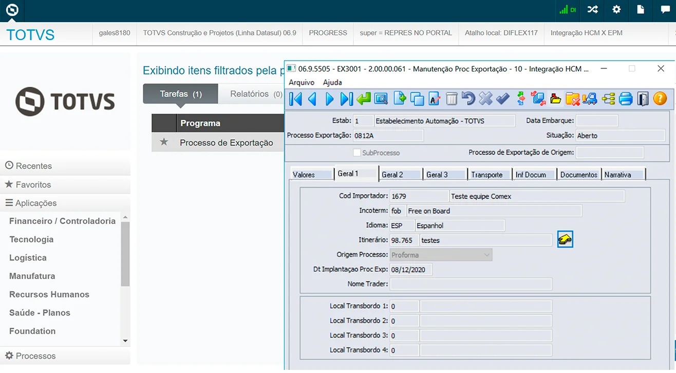 Totvs Erp sistema
